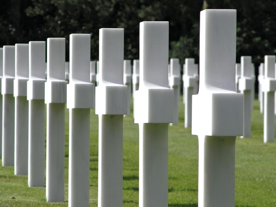 cemetery, mourning, cross, graves, dead, die, memory, commemorate HD wallpaper