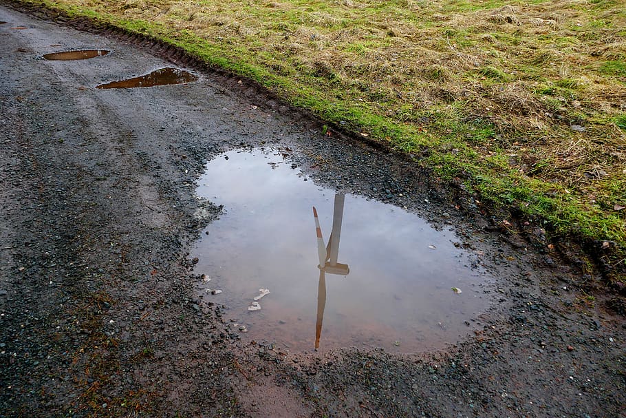 waters, nature, landscape, environment, river, puddle, mud HD wallpaper