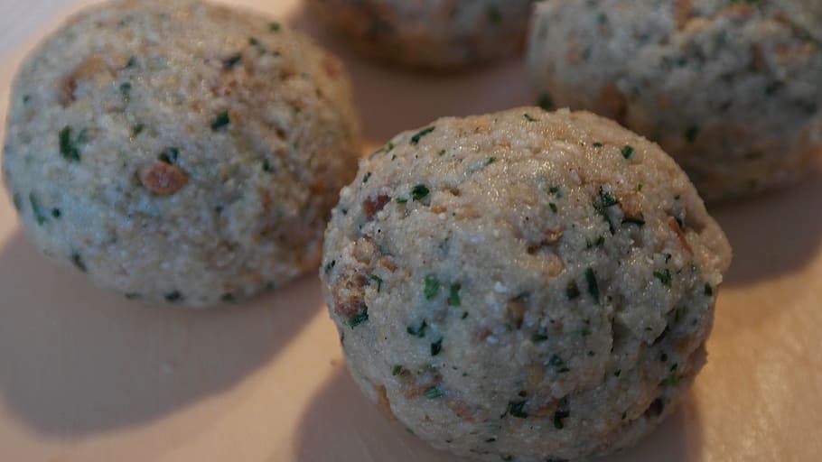 bread dumplings, raw, court, specialty, southern german cuisine HD wallpaper