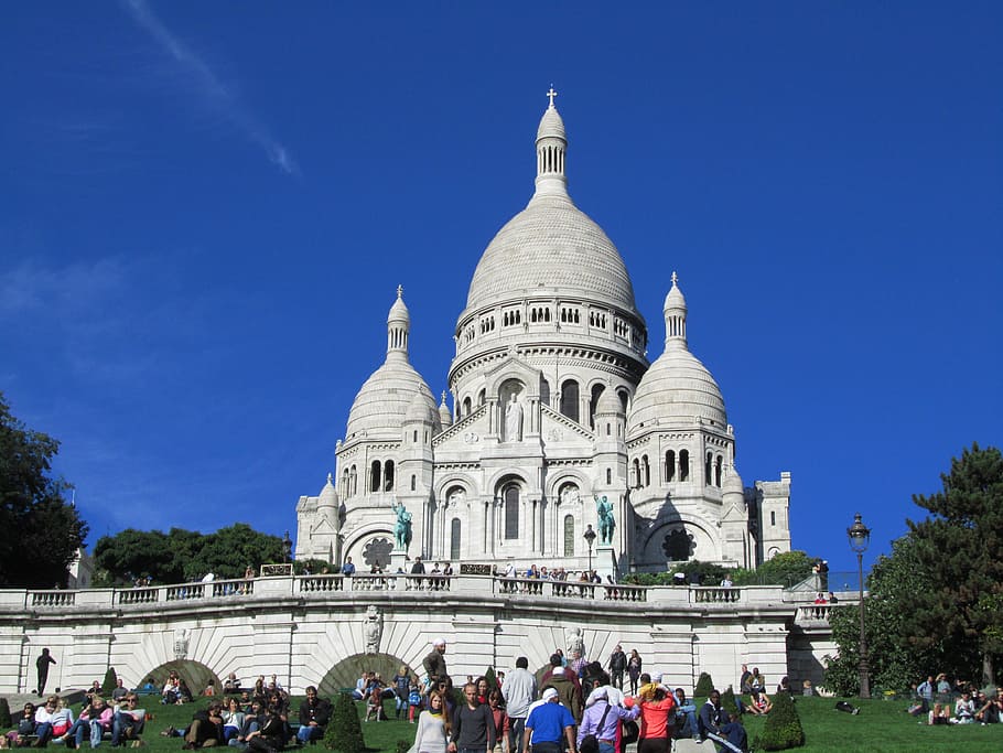 HD wallpaper: Sacré Coeur, Paris, Paris, Cathedral, Cathedral, Church ...