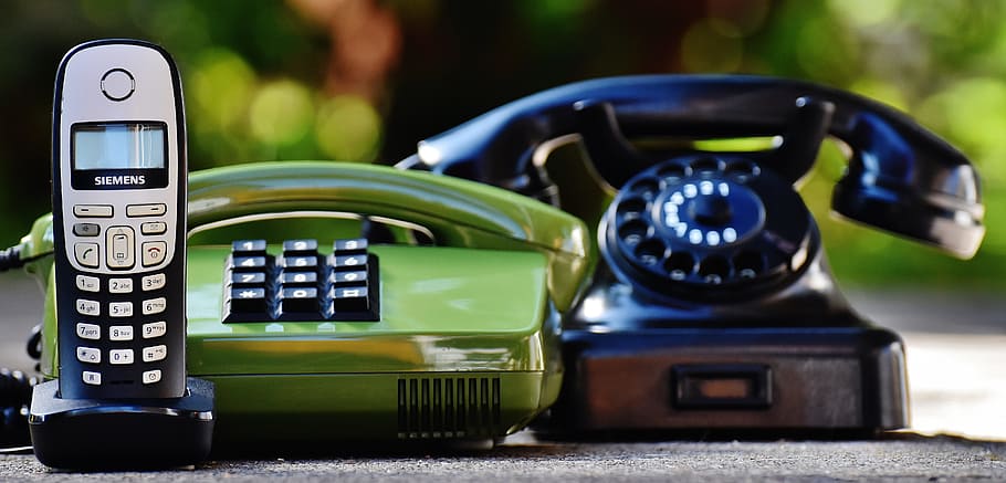 black and gray wireless homephone, models, generations, old HD wallpaper