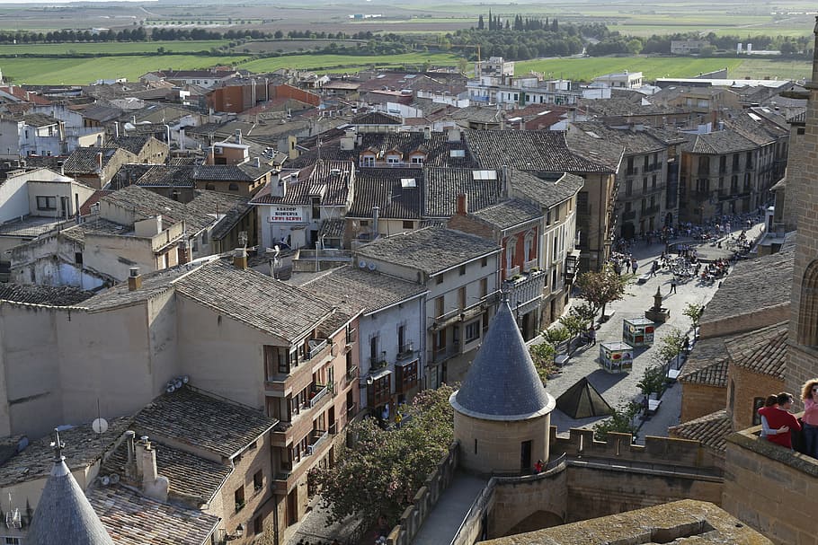olite, navarre, spain, castle, architecture, medieval, ancient HD wallpaper