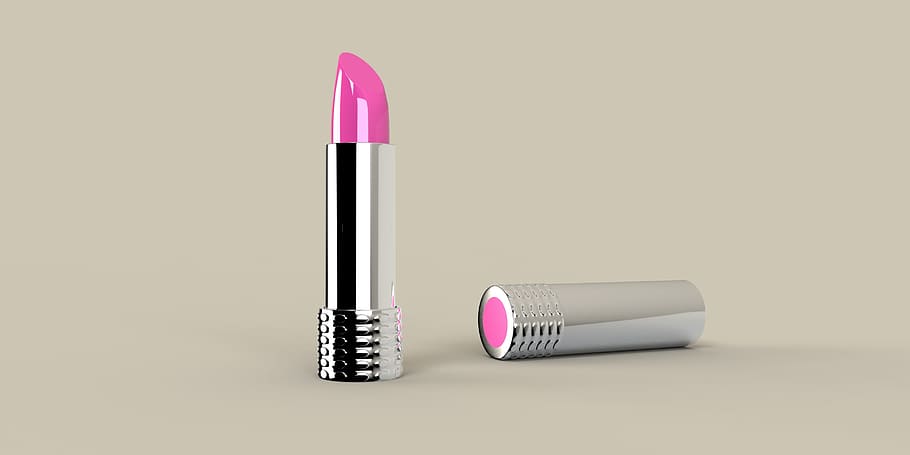 pink lipstick, make-up, makeup, make up, color, female, cosmetic