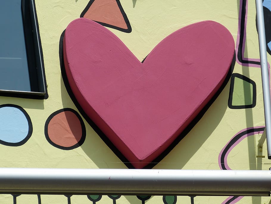 heart, architecture, building, braunschweig, lower saxony, facade HD wallpaper