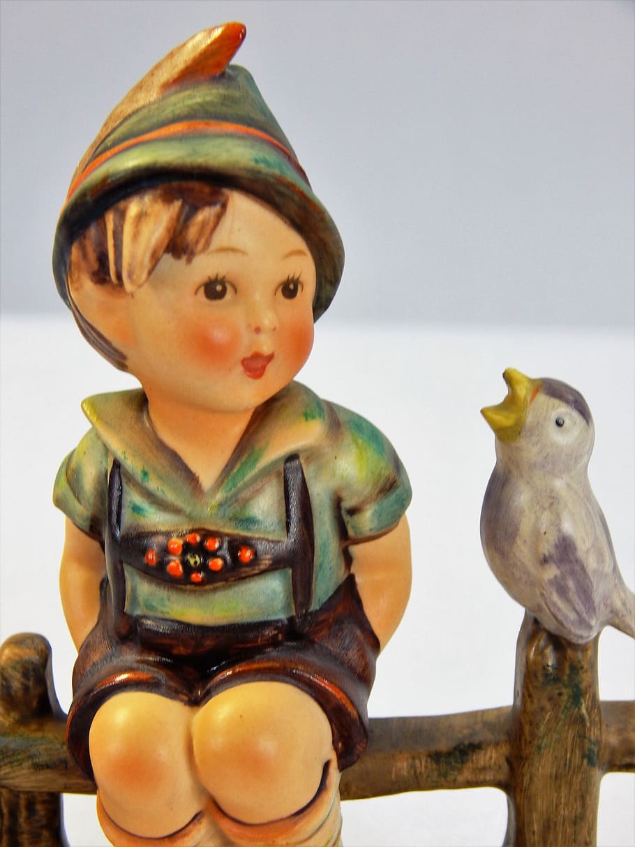 Figurine, Hummel, Germany, Collectible, porcelain, knick-knack, HD wallpaper