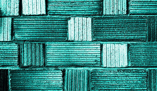 green concrete brick wall, tile, design, texture, pattern, interior HD wallpaper