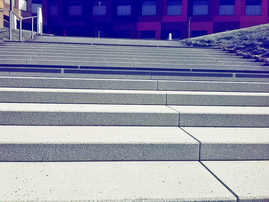 Stairs, Emergence, Stone, gradually, away, rise, high, steps HD wallpaper