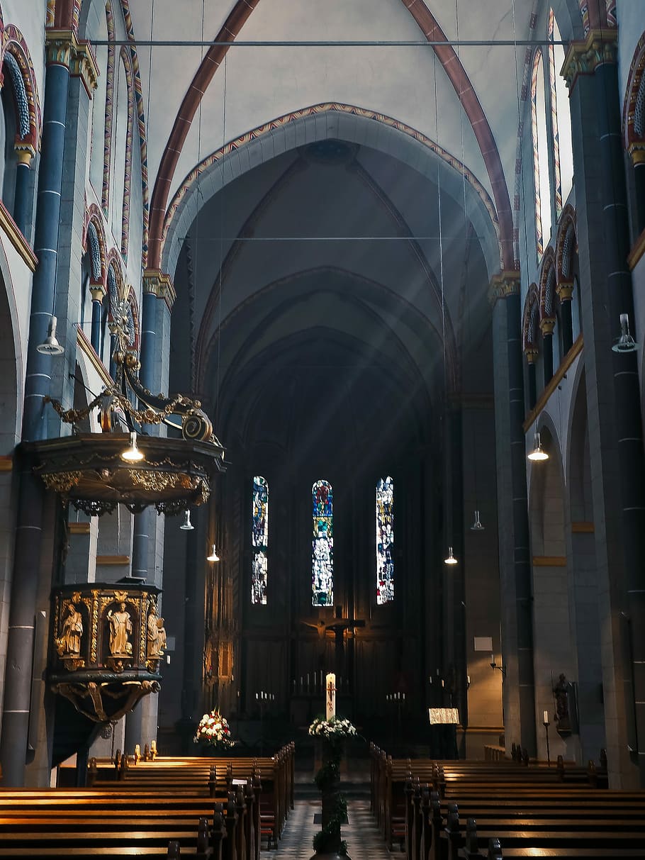 Church, Architecture, Architecture, Building, Vault, baroque HD wallpaper