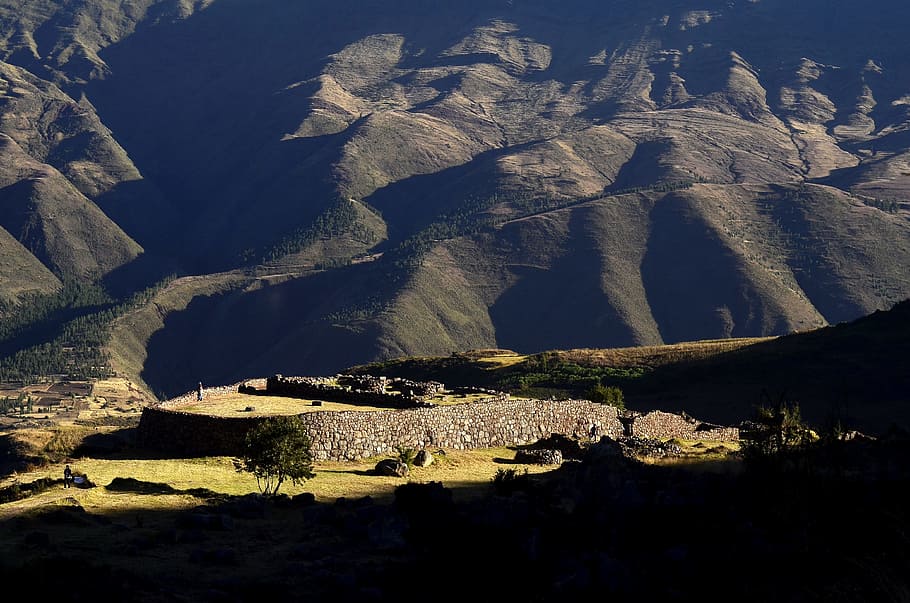 ruins, peru, cusco, inka, machu pichu, architecture, mountain HD wallpaper