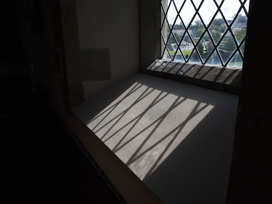 Window, Pattern, Leaded, Shadow, Glass, door, no people, day HD wallpaper