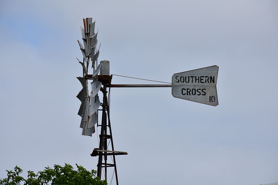 windmill, outback, australia, farm, communication, sign, sky HD wallpaper