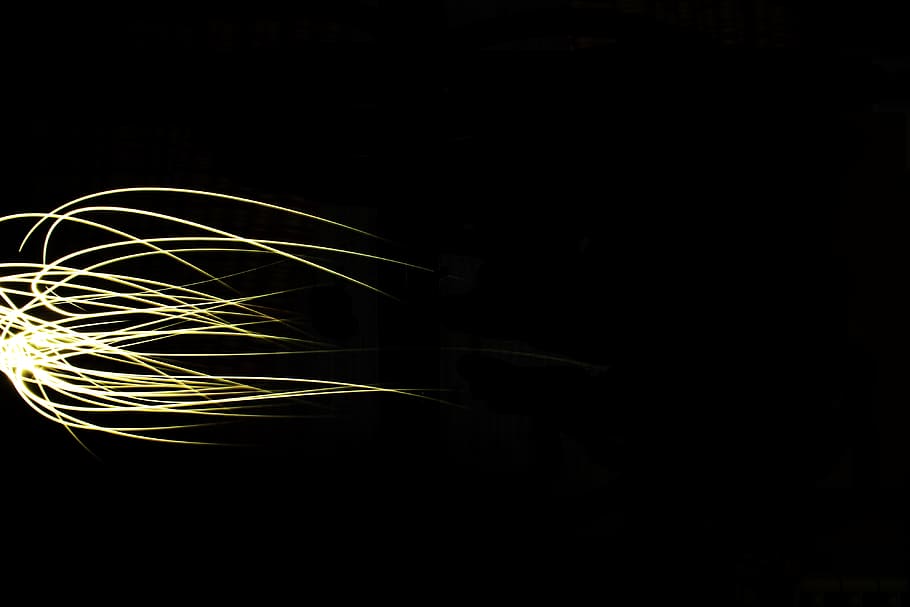 lights, black, darkness, black background, night, lighting HD wallpaper