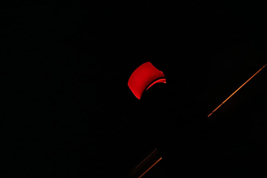 untitled, red, light, neon, abstract, shadow, black background HD wallpaper