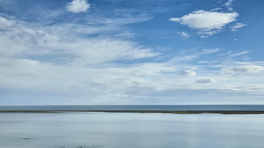 calm, the, lake, sky, cloud - sky, water, sea, scenics - nature HD wallpaper
