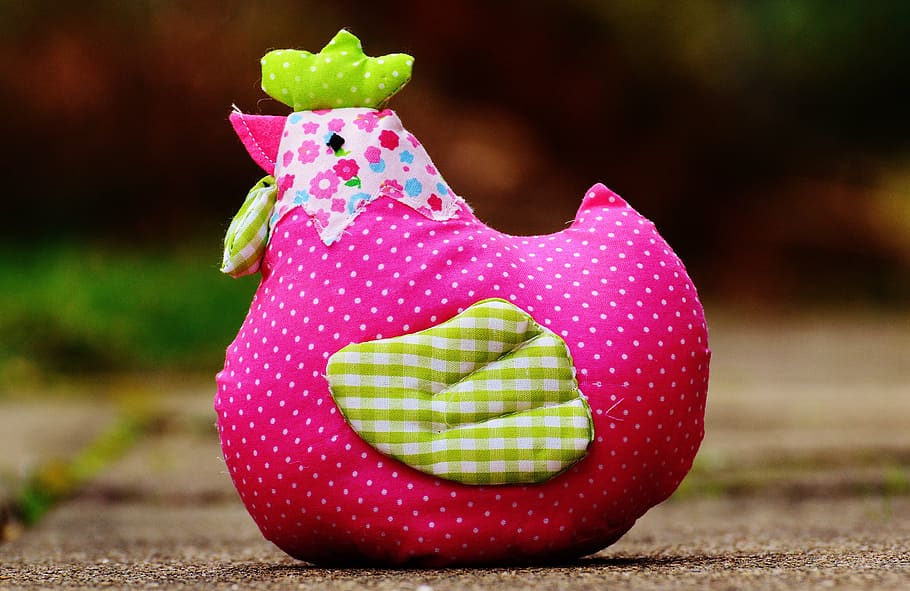 easter, chicken, decoration, funny, fabric, tissue, colorful HD wallpaper