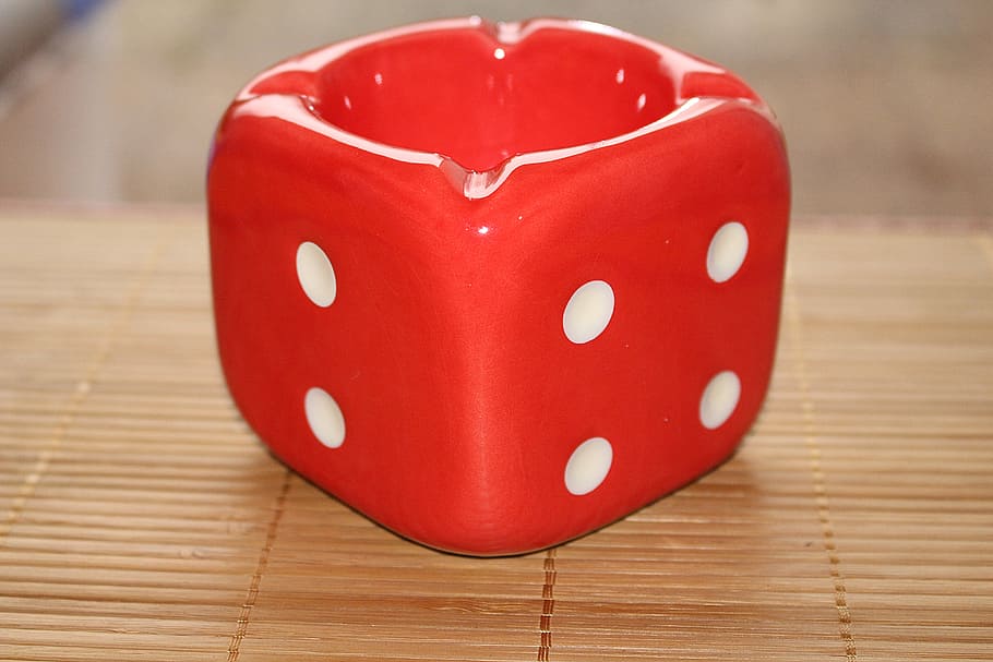 Ashtray, Cube, Shape, Square, red, cube shape, wood - material HD wallpaper