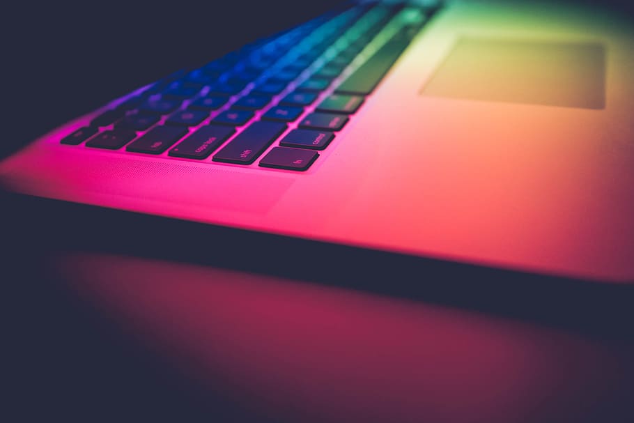 black and gray laptop computer, apple, macbook, browser, research HD wallpaper