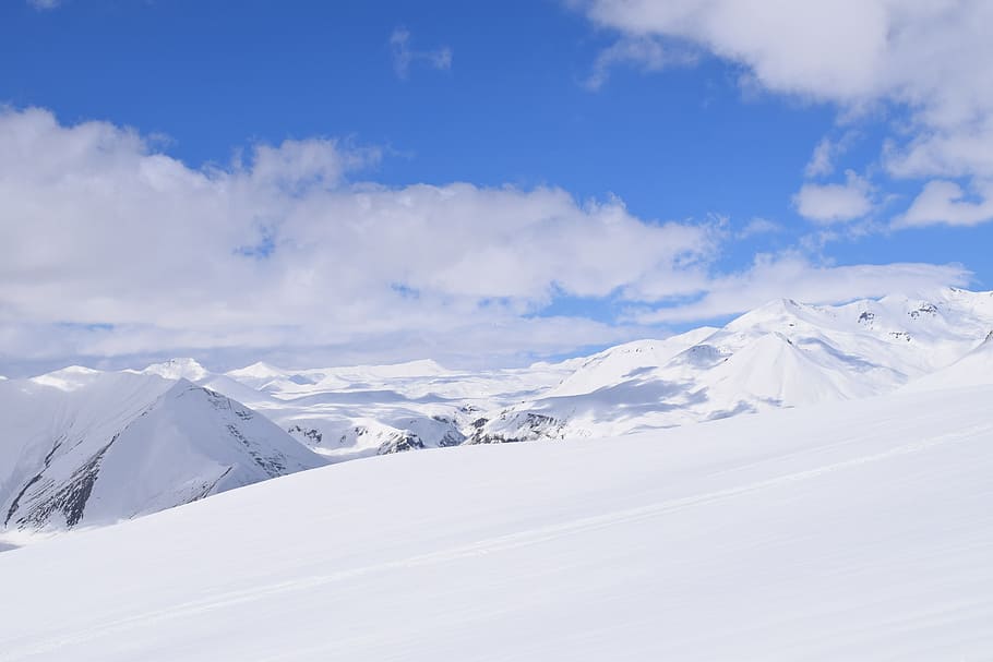 Mountain, Snow, Winter, Nature, Ski, scenics, cold temperature HD wallpaper