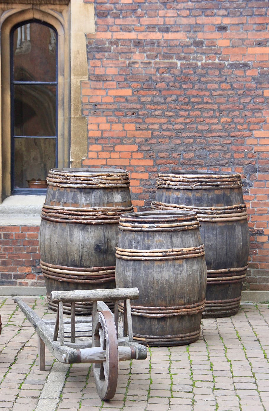 barrels, wood, old, whisky, winemaker, storage, rustic, winemaking, HD wallpaper