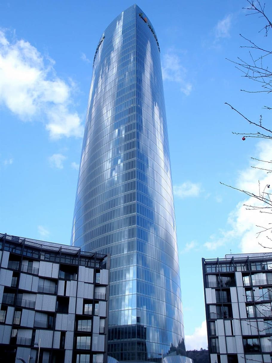 bilbao, spain, buildings, structure, tower, skyscraper, glass HD wallpaper