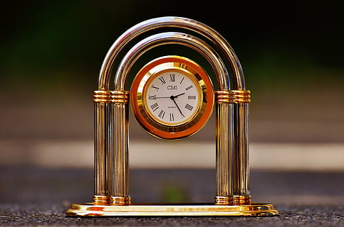 clock, grandfather clock, decorative, pointer, time, table clock HD wallpaper