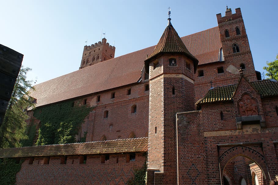 malbork, marienburg, poland, castle, knights, medieval, ritter, HD wallpaper