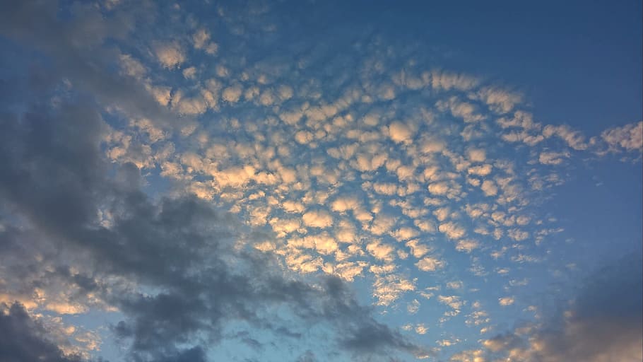 Clouds, Weather, Blue Sky, Cloudy, nature, cloud - Sky, outdoors HD wallpaper