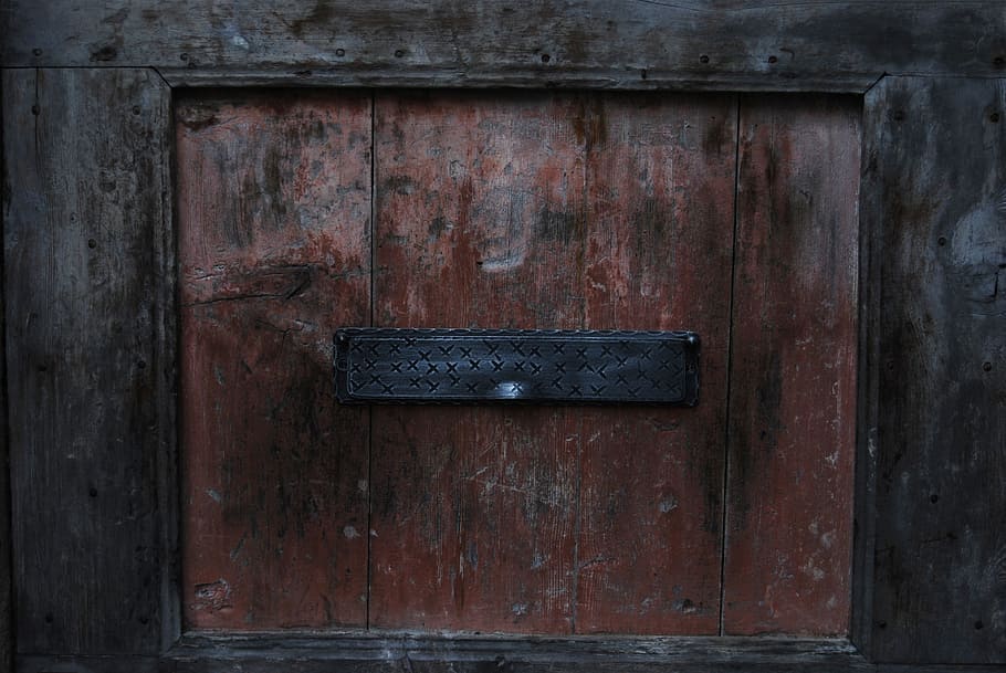mailbox, goal, old, wood - material, door, entrance, safety HD wallpaper