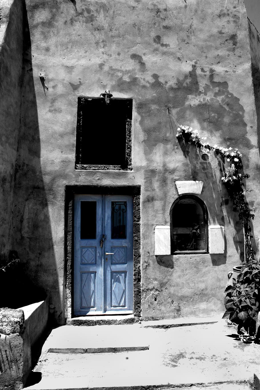 door, facade, house, architecture, built structure, building exterior HD wallpaper