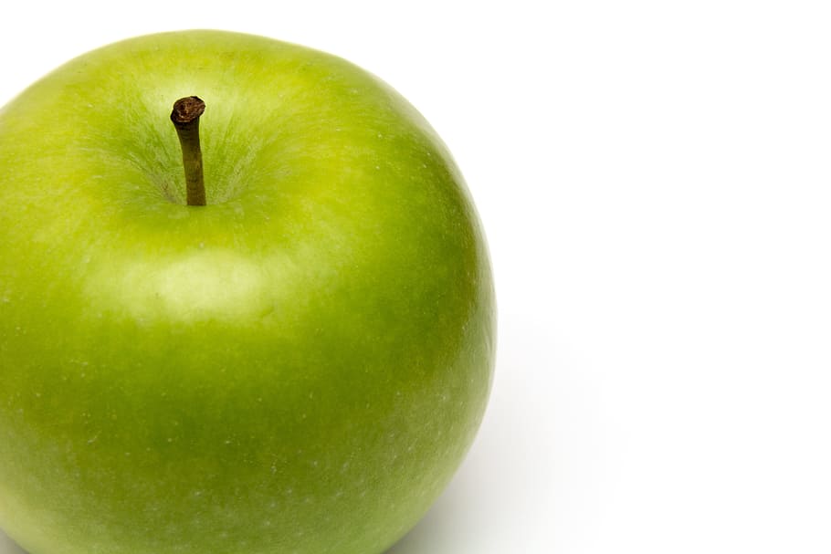 Apple, Green, Diet, White, green apple, backgrounds, texture HD wallpaper
