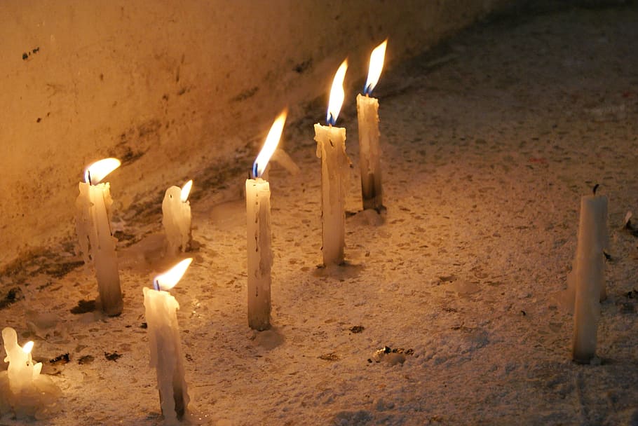 Candles, Light, Fire, Environment, wax candle, illuminated HD wallpaper