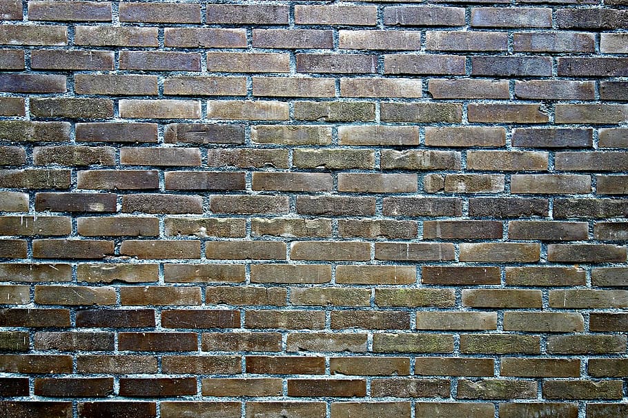 brick, wall, brick wall, building, material, construction, pattern HD wallpaper