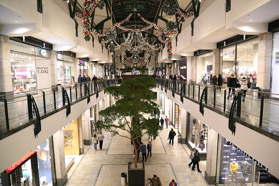 shopping, stores, fun factor, group of people, shopping mall HD wallpaper