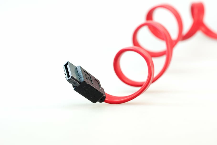 sata, cable, plug, computer, s-ata, connection, pc, hardware HD wallpaper