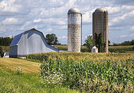 barn, rustic, barns, ohio, digital art, rural, scenic, country HD wallpaper