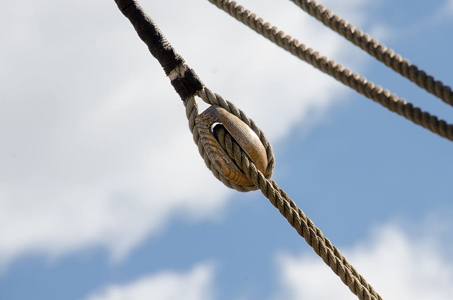 Sky, Old, Sails, Rope, maritim, summer, waist, one animal, cloud - sky HD wallpaper
