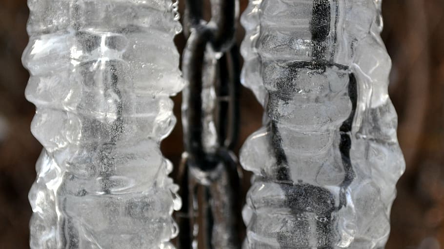 ice, chain, cold, close-up, indoors, frozen, cold temperature HD wallpaper