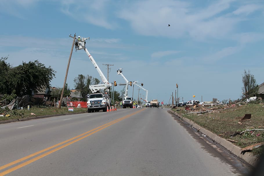 moore, oklahoma, tornado, disaster, ruin, natural disaster HD wallpaper
