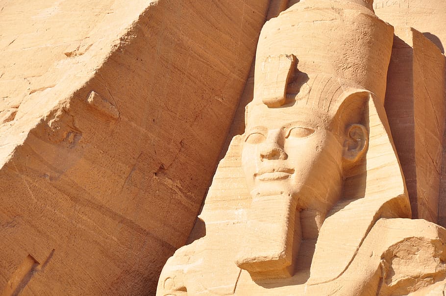 Great Sphinx of Giza, travel, egypt, orange, pharaoh, egyptian temple