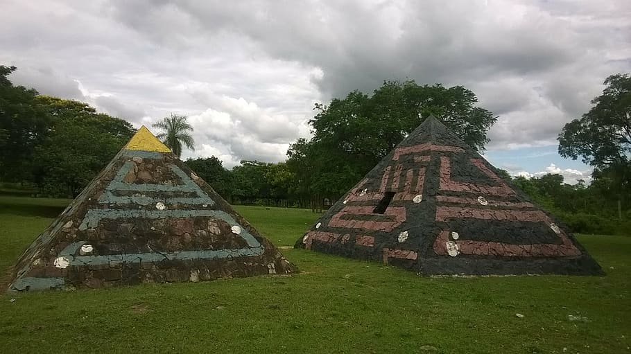 pyramid, landscape, building, old, architecture, history, famous Place HD wallpaper