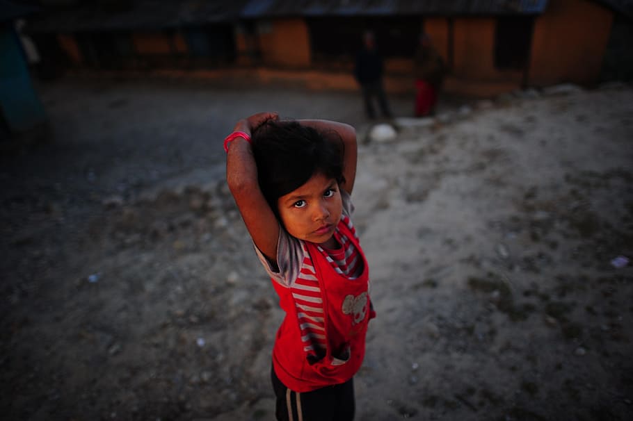 Nepal, Child, Village, Portrait, nepalese, children, culture HD wallpaper