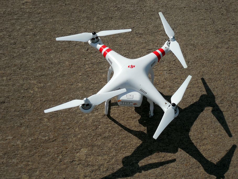 quadrocopter, drone, model, newcomer, propeller, rotors, fly HD wallpaper