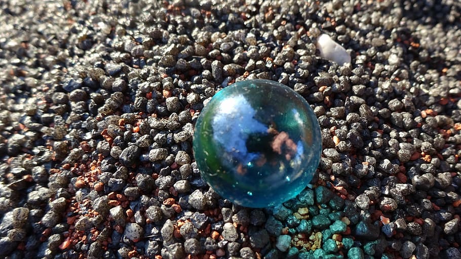 marble, summer, bee, nature, backgrounds, sphere, close-up HD wallpaper