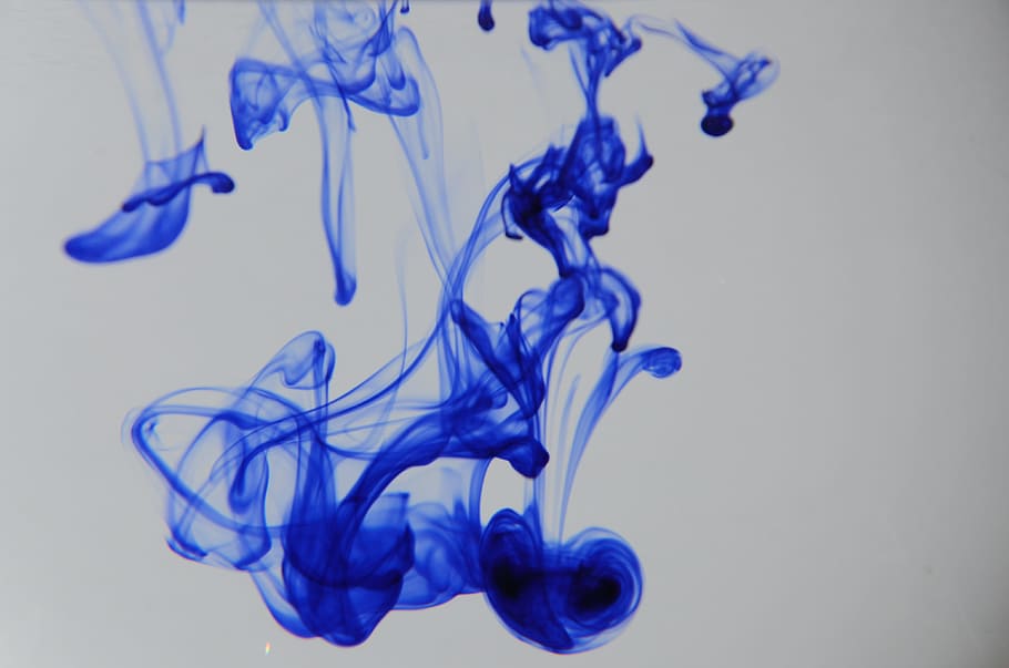 blue smoke illustration, texture, background, liquid, color HD wallpaper