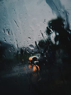 Shallow Focus Photography of Rain on the Window, action, blur HD wallpaper