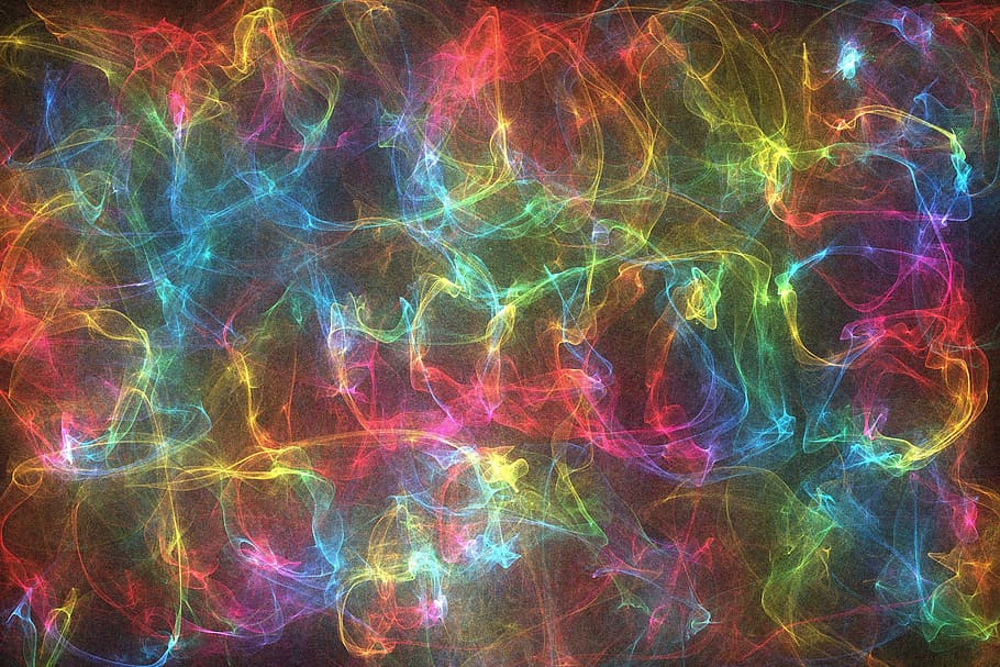 multicolored sound wave digital photo, background, abstract, abstract background, HD wallpaper