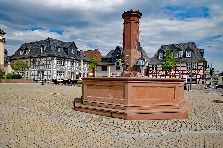 usingen, taunus, hesse, germany, old town, old building, places of interest HD wallpaper