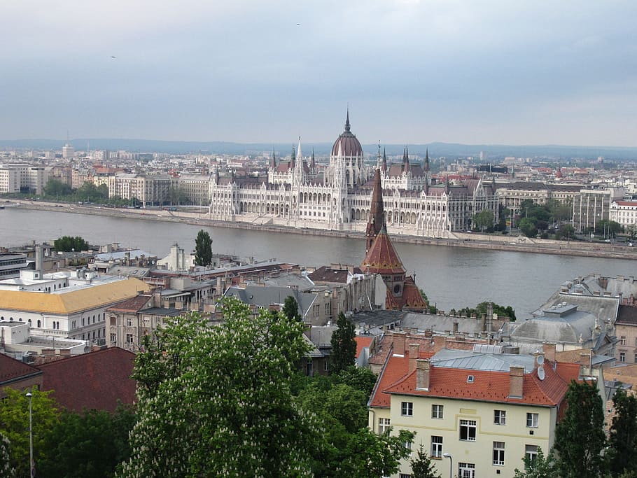 Budapest, Parliament, Architecture, skyline, city, cityscape, HD wallpaper