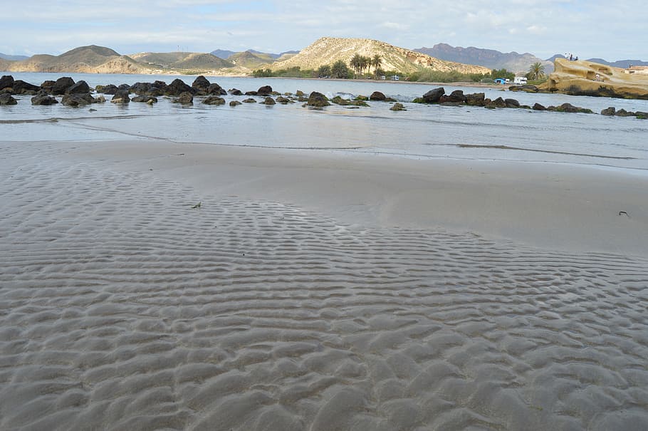 texture, sand, background, summer, wrinkled, sand beach, spain HD wallpaper