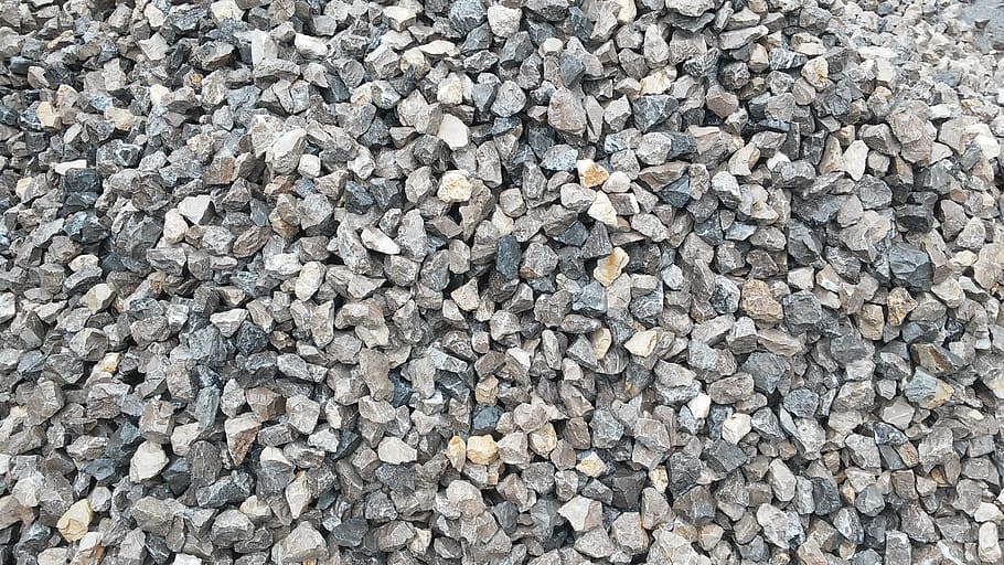 pebble, coarse, stones, many, angular, pattern, background, HD wallpaper